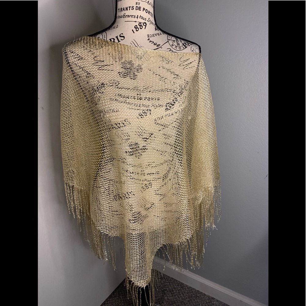 Gold swimwear coverup!
